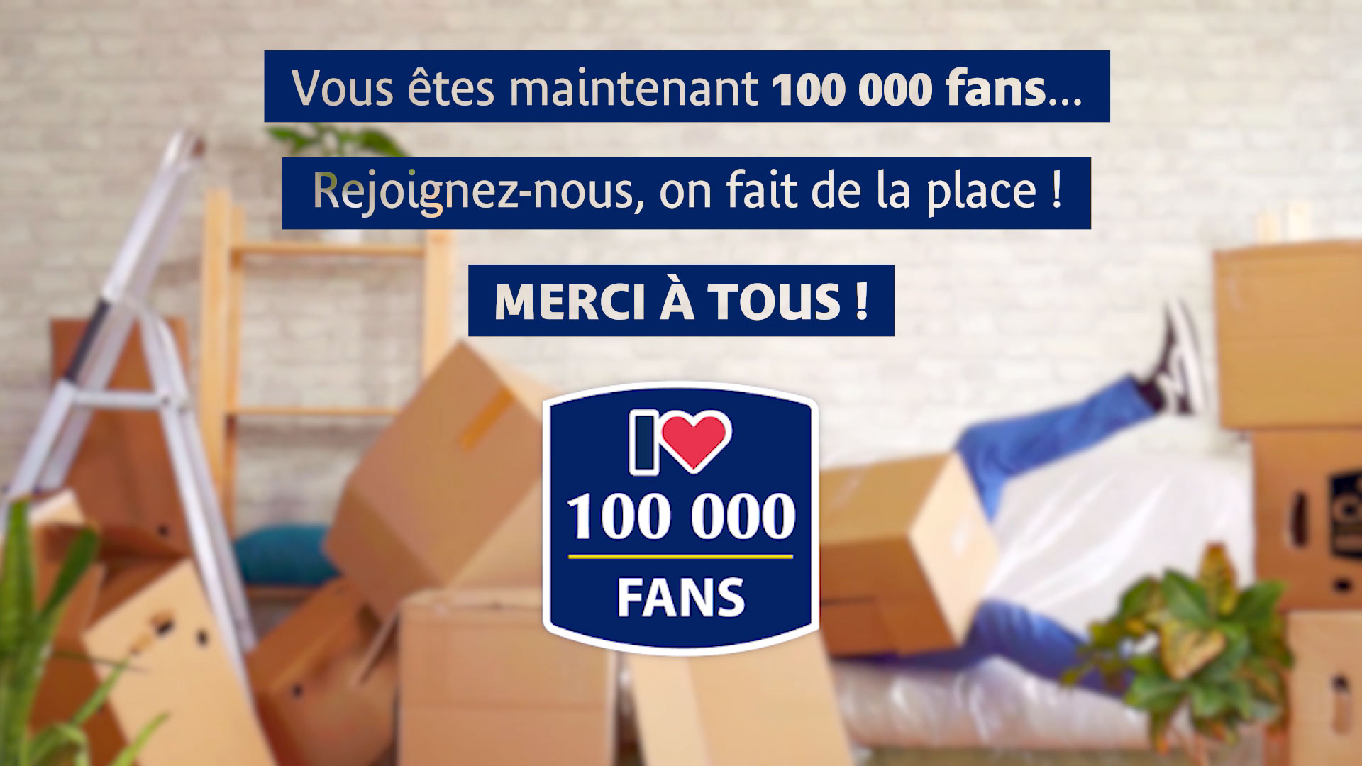 Citya remercie ses 100 000 fans sur Facebook
